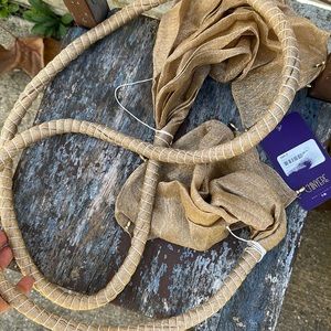 Pakistani CHINYERE golden dupatta